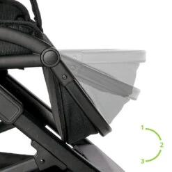 Lorelli Aria Grey 3-in-1 Kinderwagen Incl. Autostoel 1002177-2325 -Dirkje || Jollein || bébé-jou Verkoopwinkel lorelli aria 3 in 1 combi details sfeer 11