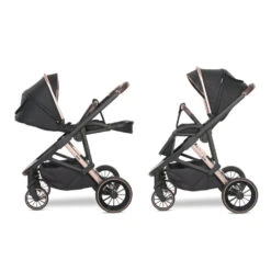 Lorelli Aria Black 3-in-1 Kinderwagen Incl. Autostoel 1002177-2352 -Dirkje || Jollein || bébé-jou Verkoopwinkel lorelli aria 3 in 1 combi details sfeer 7 2