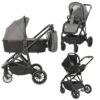 Lorelli Aria Grey 3-in-1 Kinderwagen Incl. Autostoel 1002177-2325 -Dirkje || Jollein || bébé-jou Verkoopwinkel lorelli aria grey 3 in 1 combi 1002177 2325 hoofd