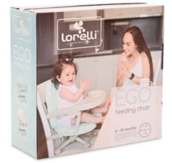 Lorelli Ego Green Inklapbare Stoelverhoger 1010048-0001 -Dirkje || Jollein || bébé-jou Verkoopwinkel lorelli ego beige kinderstoel 1010048 0002 8 1