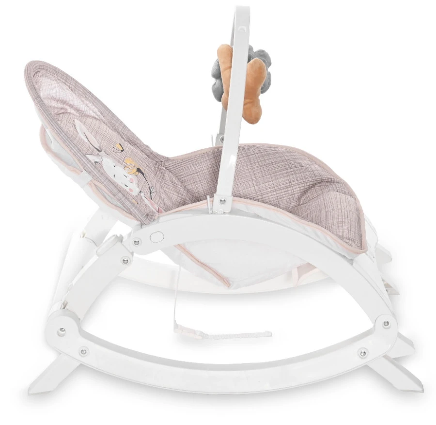 Lorelli Enjoy Beige Daisy Baby Rocker Wipstoel 1011011-2125 7 Lorelli Enjoy Beige Daisy Baby Rocker Wipstoel 1011011-2125 - Afbeelding 5
