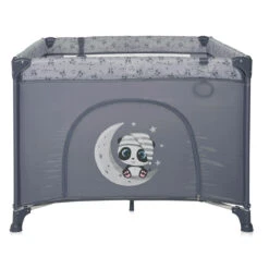 Lorelli Game Zone Cool Grey Pandas Inklapbare Box 1008014-2362 -Dirkje || Jollein || bébé-jou Verkoopwinkel lorelli game zone cool grey pandas inklapbare box 3