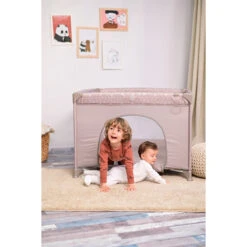 Lorelli Game Zone Cool Grey Pandas Inklapbare Box 1008014-2362 -Dirkje || Jollein || bébé-jou Verkoopwinkel lorelli game zone inklapbare box sfeer 3