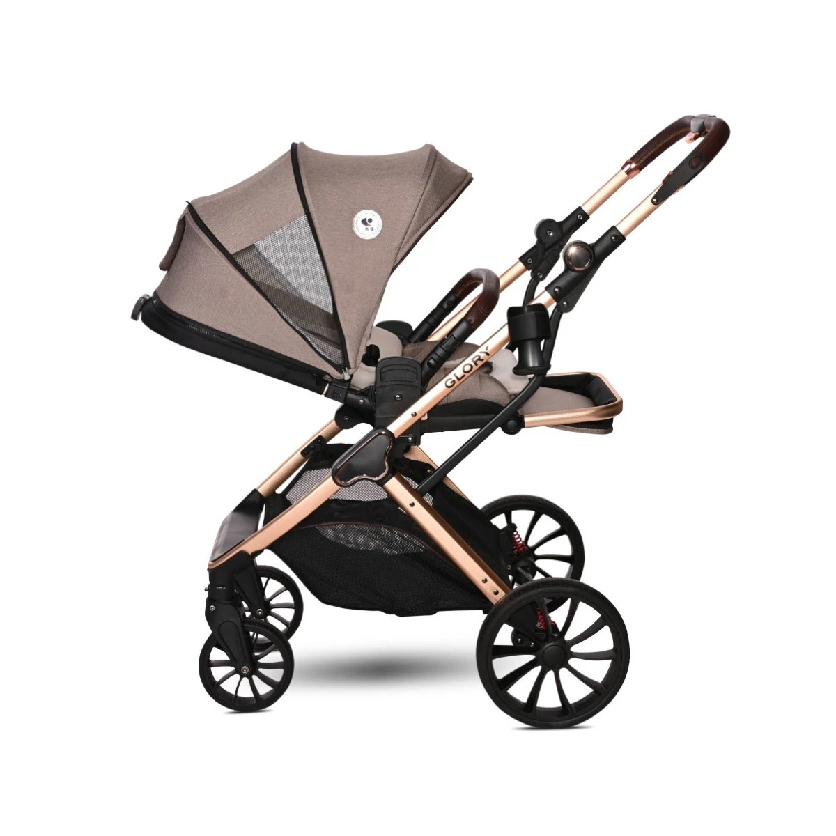 Lorelli Glory Beige 3-in-1 Combi Kinderwagen Incl. Autostoel 1002176-2303 - Afbeelding 8