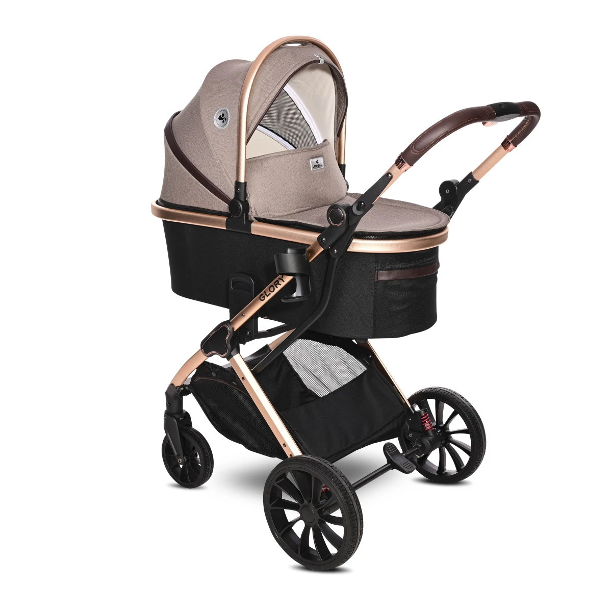 Lorelli Glory Beige 3-in-1 Combi Kinderwagen Incl. Autostoel 1002176-2303 - Afbeelding 4