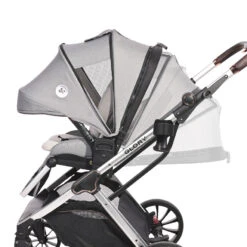 Lorelli Glory Grey 3-in-1 Combi Kinderwagen Incl. Autostoel 1002176-2302 -Dirkje || Jollein || bébé-jou Verkoopwinkel lorelli glory features 2 1