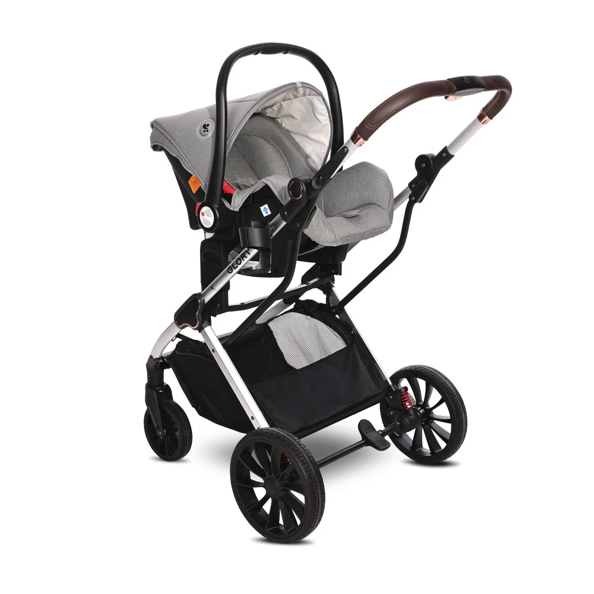 Lorelli Glory Grey 3-in-1 Combi Kinderwagen Incl. Autostoel 1002176-2302 - Afbeelding 9