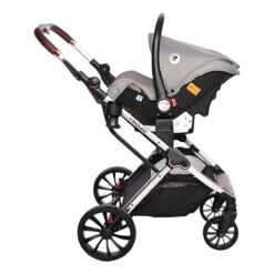Lorelli Glory Grey 3-in-1 Combi Kinderwagen Incl. Autostoel 1002176-2302 -Dirkje || Jollein || bébé-jou Verkoopwinkel lorelli glory grey 3 in 1 combi kinderwagen incl. autostoel 1002176 2302 3