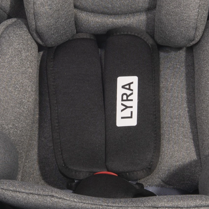 Lorelli Lyra Black & Grey 0-36 Kg Isofix 360º Autostoel 1007145-2339 - Afbeelding 4