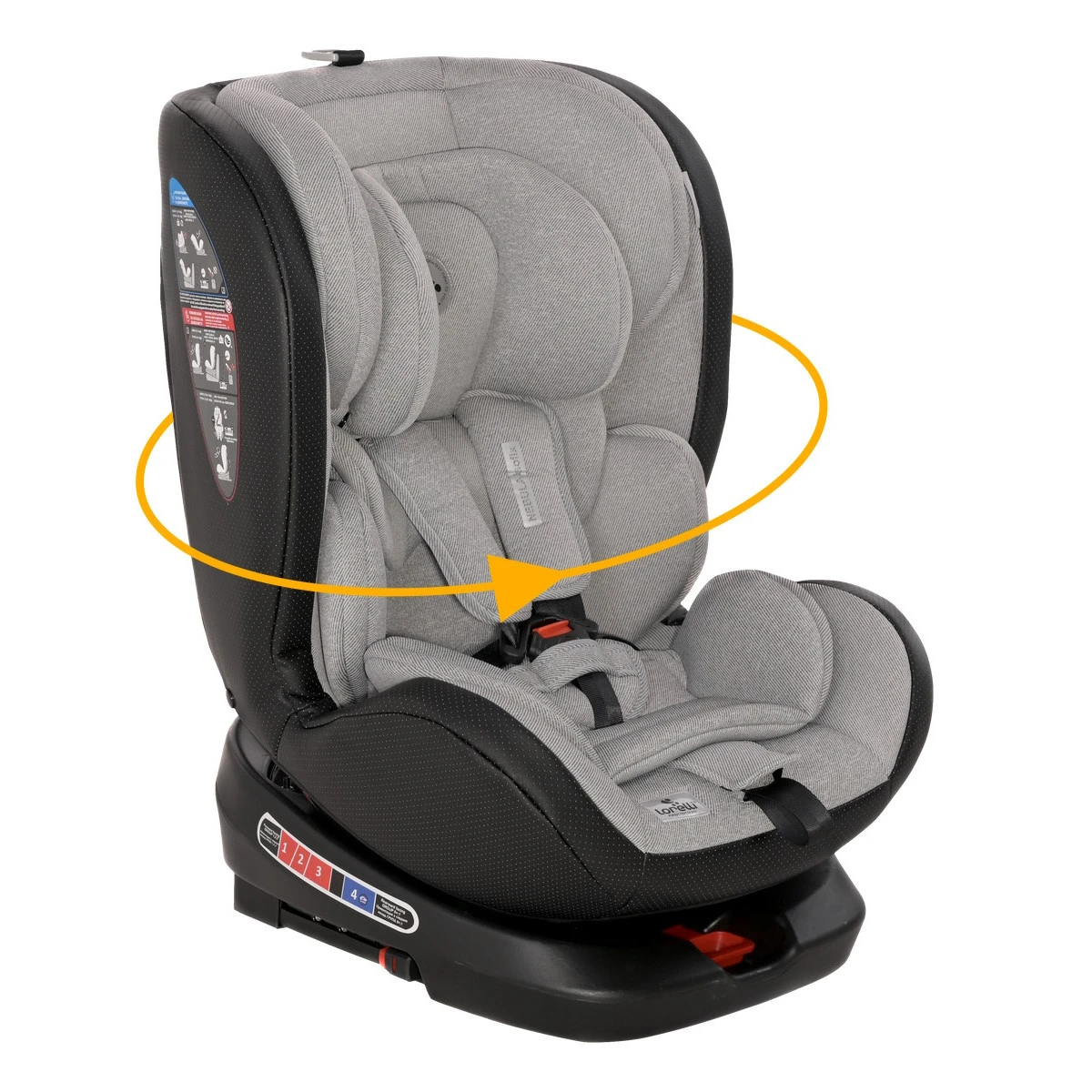 Lorelli Nebula Grey Leather 0-36kg Isofix 360° Autostoel 1007138-2353 3 Lorelli Nebula Grey Leather 0-36kg Isofix 360° Autostoel 1007138-2353