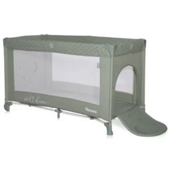 Lorelli Noemi Iceberg Green Campingbed 1008054-2218 -Dirkje || Jollein || bébé-jou Verkoopwinkel lorelli noemi iceberg green campingbed 1008054 2218 3