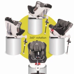 Lorelli Pegasus 360° Dark/Light Grey 0-36 Kg Isofix Autostoel 1007146-2104 -Dirkje || Jollein || bébé-jou Verkoopwinkel lorelli pegasus 0 36 kg isofix autostoel 12 1 3