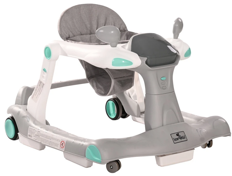 Lorelli Rider Grey & White 2-in-1 Loopstoeltje 1012039-0001