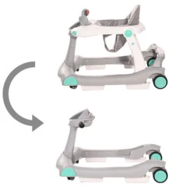 Lorelli Rider Blue & Grey 2-in-1 Loopstoeltje 1012039-0003 -Dirkje || Jollein || bébé-jou Verkoopwinkel lorelli rider grey white 2 in 1 loopstoeltje 1012039 0001 6 4