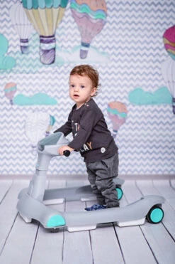 Lorelli Rider Pink & Grey 2-in-1 Loopstoeltje 1012039-0002 -Dirkje || Jollein || bébé-jou Verkoopwinkel lorelli rider grey white 2 in 1 loopstoeltje 1012039 0001 6 6 2