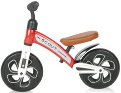 Lorelli Scout Red Loopfiets 1041001-0004 -Dirkje || Jollein || bébé-jou Verkoopwinkel lorelli scout red loopfiets 1041001 0004 3