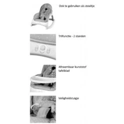 Lorelli Alex Cameo Rose Stars Baby Rocker Wipstoel 1011012-2148 -Dirkje || Jollein || bébé-jou Verkoopwinkel lorelli stars baby rocker 2 2