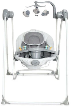 Lorelli Swing Tango Cool Grey Stars Babyschommel En Wipstoel 1009007-2147 -Dirkje || Jollein || bébé-jou Verkoopwinkel lorelli swing tango cool grey stars babyschommel en wipstoel 1009007 2147 1