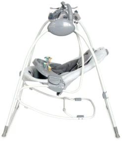 Lorelli Swing Tango Cool Grey Stars Babyschommel En Wipstoel 1009007-2147 -Dirkje || Jollein || bébé-jou Verkoopwinkel lorelli swing tango cool grey stars babyschommel en wipstoel 1009007 2147 2