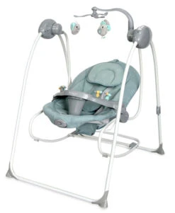 Lorelli Swing Tango Frosty Green Stars Babyschommel En Wipstoel 1009007-2146