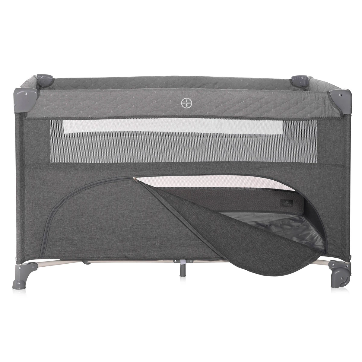 Lorelli Up And Down Cool Grey Bear Campingbedje Incl. Bodemverhoger 1008006-2370 - Afbeelding 4