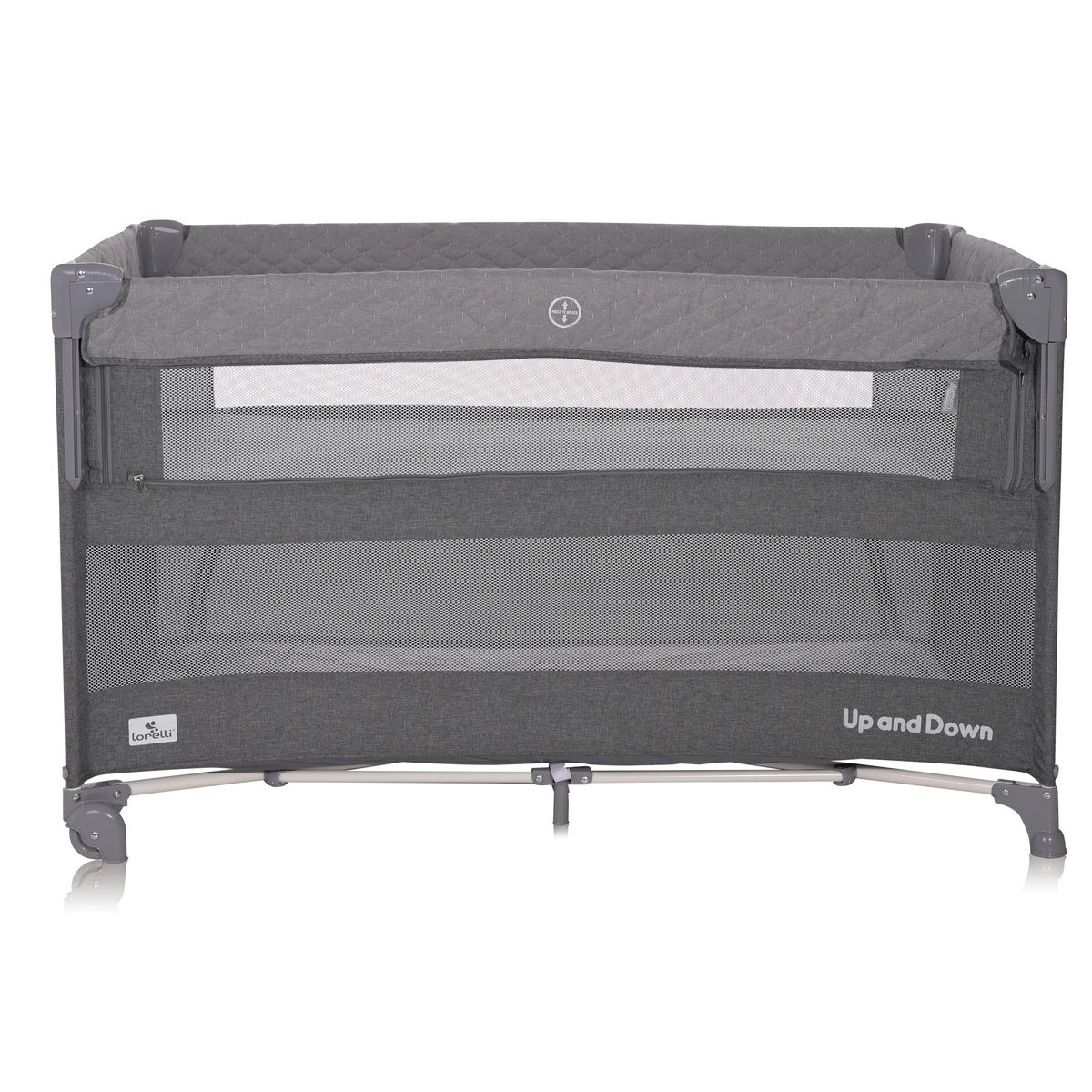 Lorelli Up And Down Cool Grey Bear Campingbedje Incl. Bodemverhoger 1008006-2370 - Afbeelding 3