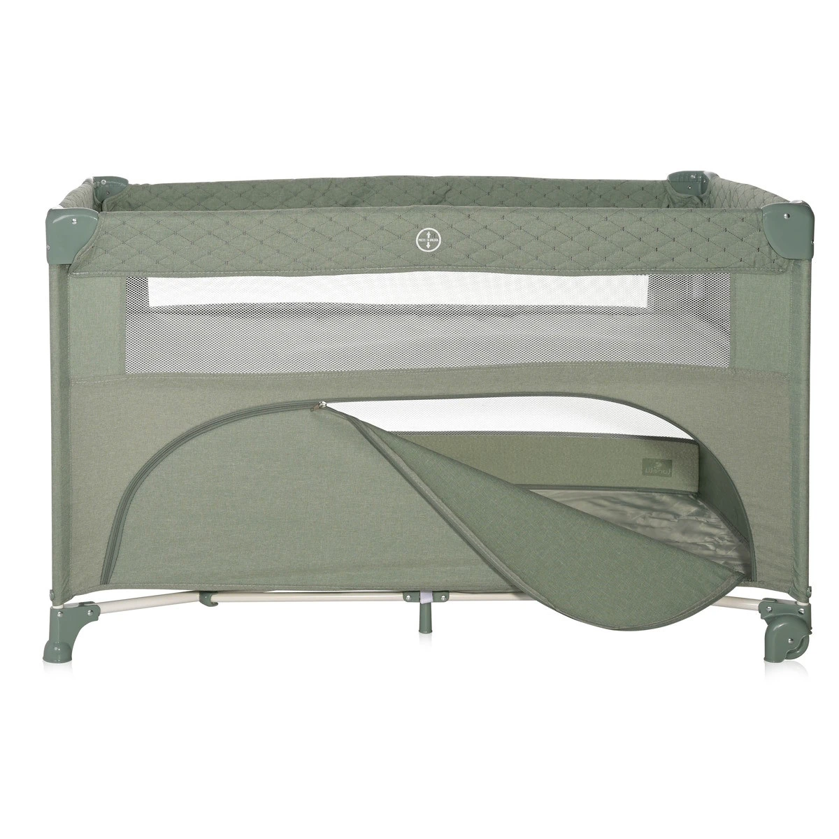 Lorelli Up And Down Iceberg Green Teddy Bear Campingbedje Incl. Bodemverhoger 1008006-2372 - Afbeelding 3