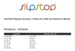 Slipstop Pine Maat 27-29 (M) Schoentjes SS21110363 -Dirkje || Jollein || bébé-jou Verkoopwinkel maattabel slipstop 7