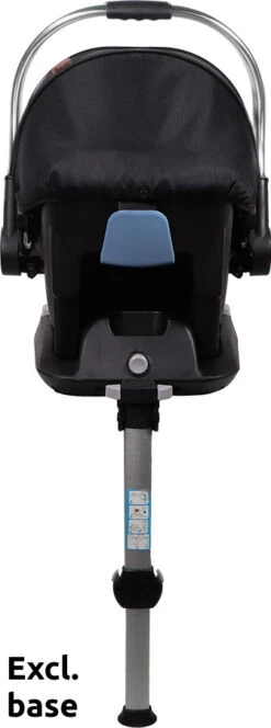 Ding Amigo Black/Silver 0-13kg Autostoel DI-191708 -Dirkje || Jollein || bébé-jou Verkoopwinkel mamaloes ding amigo black sliver autostoel 040 1