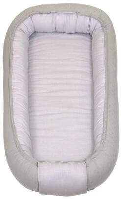 MamaLoes Amy Ajour Grijs Omkeerbaar XXL Babynest 85392 -Dirkje || Jollein || bébé-jou Verkoopwinkel mamaloes amy ajour grijs omkeerbaar xxl babynest 85392 5