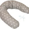 MamaLoes Amy Grijs Met Witte Sterren Voedingskussen 66780