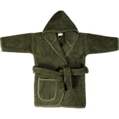 MamaLoes Badstof Groen 0-1jr Badjas ML010307 -Dirkje || Jollein || bébé-jou Verkoopwinkel mamaloes badstof groen 0 1jr badjas ml010307 02