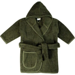 MamaLoes Badstof Groen 1-2jr Badjas ML010308 -Dirkje || Jollein || bébé-jou Verkoopwinkel mamaloes badstof groen 0 1jr badjas ml010307 03 1