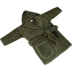 MamaLoes Badstof Groen 0-1jr Badjas ML010307 -Dirkje || Jollein || bébé-jou Verkoopwinkel mamaloes badstof groen 0 1jr badjas ml010307 04