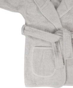 MamaLoes Badstof Light Grey 0-1jr Badjas ML5086 -Dirkje || Jollein || bébé-jou Verkoopwinkel mamaloes badstof light grey 0 1jr badjas ml5086 01