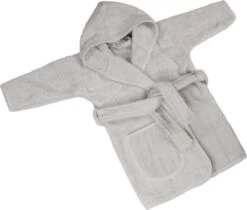 MamaLoes Badstof Light Grey 0-1jr Badjas ML5086 -Dirkje || Jollein || bébé-jou Verkoopwinkel mamaloes badstof light grey 0 1jr badjas ml5086 03