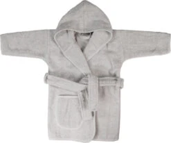 MamaLoes Badstof Light Grey 0-1jr Badjas ML5086 -Dirkje || Jollein || bébé-jou Verkoopwinkel mamaloes badstof light grey 0 1jr badjas ml5086 06