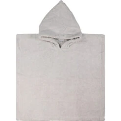MamaLoes Badstof Light Grey Baby Poncho ML5286