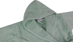 MamaLoes Badstof Stone Green 1-2jr Badjas ML5387 -Dirkje || Jollein || bébé-jou Verkoopwinkel mamaloes badstof stone green 1 2jr badjas ml5387 04