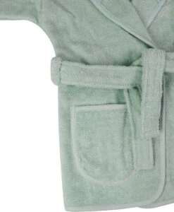 MamaLoes Badstof Stone Green 1-2jr Badjas ML5387 -Dirkje || Jollein || bébé-jou Verkoopwinkel mamaloes badstof stone green 1 2jr badjas ml5387 05