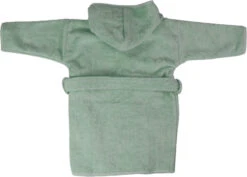 MamaLoes Badstof Stone Green 1-2jr Badjas ML5387 -Dirkje || Jollein || bébé-jou Verkoopwinkel mamaloes badstof stone green 1 2jr badjas ml5387 07