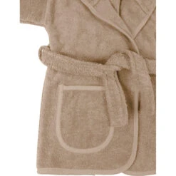 MamaLoes Badstof Zand 1-2jr Badjas ML010306 -Dirkje || Jollein || bébé-jou Verkoopwinkel mamaloes badstof zand badjas 2 1