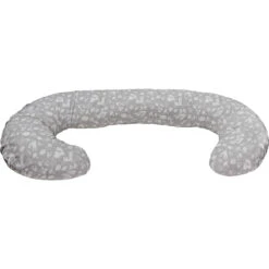 MamaLoes Botanical Animals Grijs C-vorm Voedingskussen ML020410 -Dirkje || Jollein || bébé-jou Verkoopwinkel mamaloes botanical animals grijs c vorm voedingskussen ml020410 3