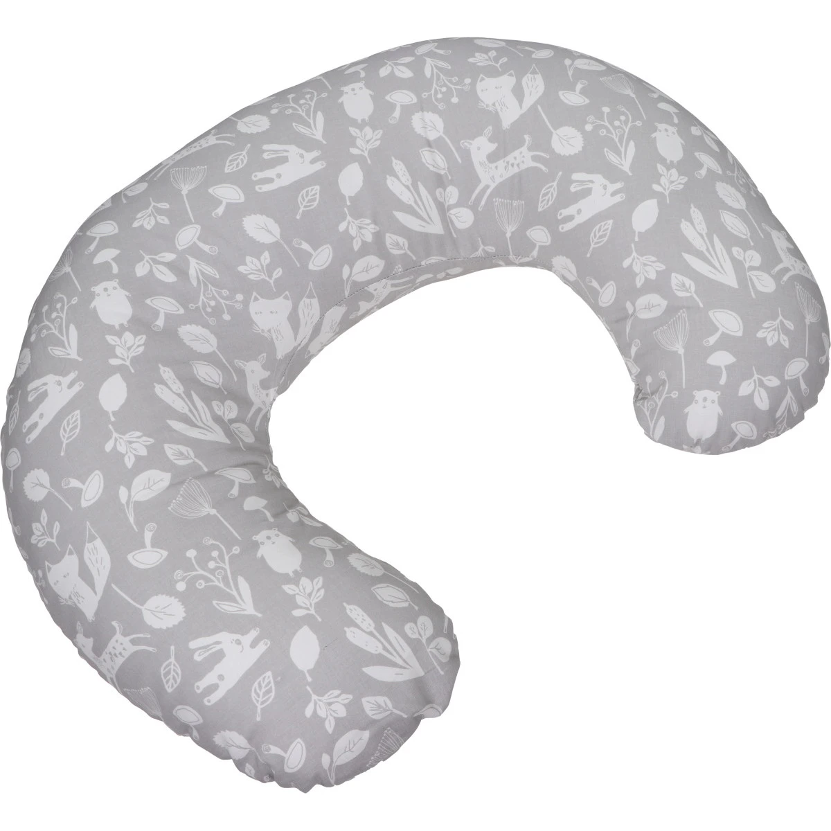 MamaLoes Botanical Animals Grijs Medium Voedingskussen ML020302 4 MamaLoes Botanical Animals Grijs Medium Voedingskussen ML020302 - Afbeelding 2