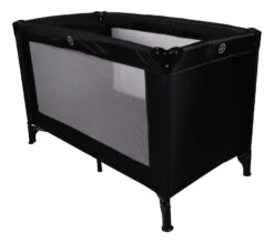 Ding Basic Black Campingbedje -Dirkje || Jollein || bébé-jou Verkoopwinkel mamaloes ding basic campingbedje black 2