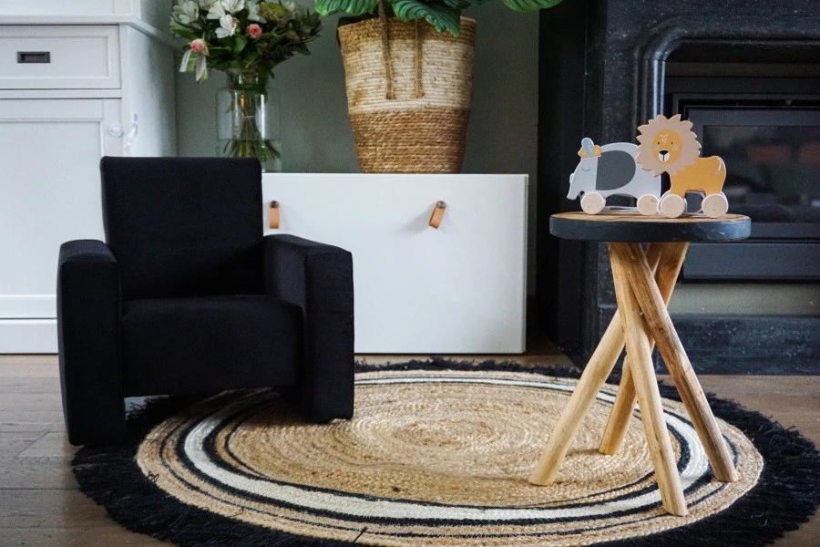 Ding Jamie Velvet Petrol Kinderfauteuil DI-34205 8 Ding Jamie Velvet Petrol Kinderfauteuil DI-34205 - Afbeelding 6