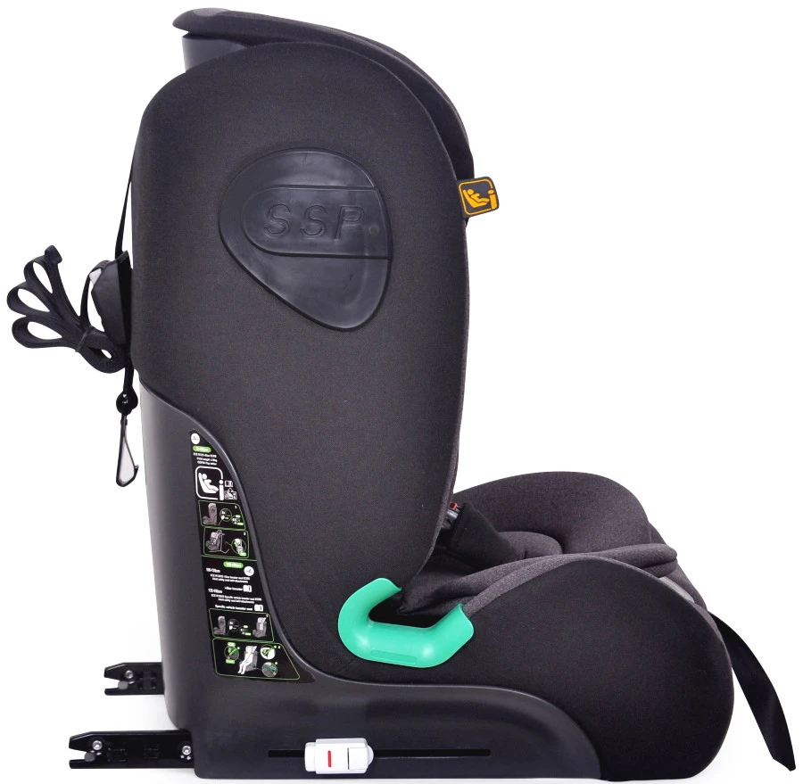 Ding York Grey Leather I-Size Autostoel 9-36 Kg K63 7 Ding York Grey Leather I-Size Autostoel 9-36 Kg K63 - Afbeelding 5