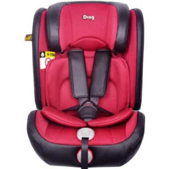Ding York Red Leather I-Size Autostoel 9-36 Kg K63 -Dirkje || Jollein || bébé-jou Verkoopwinkel mamaloes ding york red leather i size autostoel 9 36 kg k63 1