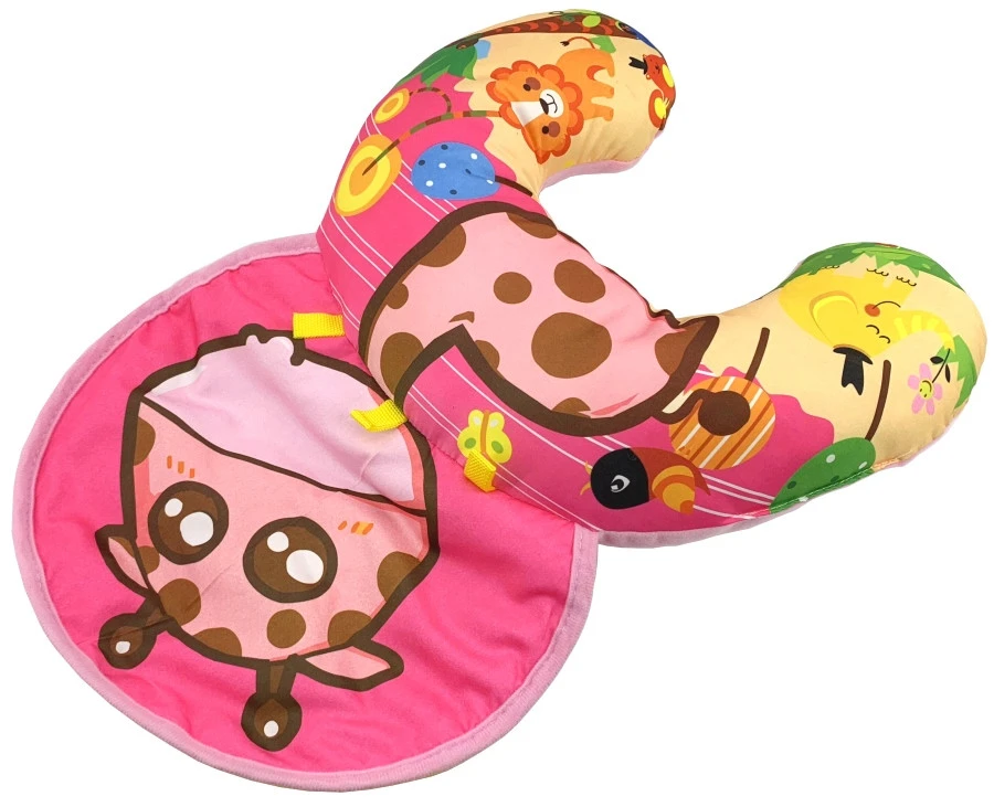 Eco Toys Jungle Roze Giraffe Buiktrainer HC355413 4 Eco Toys Jungle Roze Giraffe Buiktrainer HC355413 - Afbeelding 2