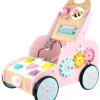Eco Toys Roze Houten Activiteiten Loopwagen HC494888 -Dirkje || Jollein || bébé-jou Verkoopwinkel mamaloes eco toys roze houten activiteiten loopwagen hc494888 0000 clipped rev 1